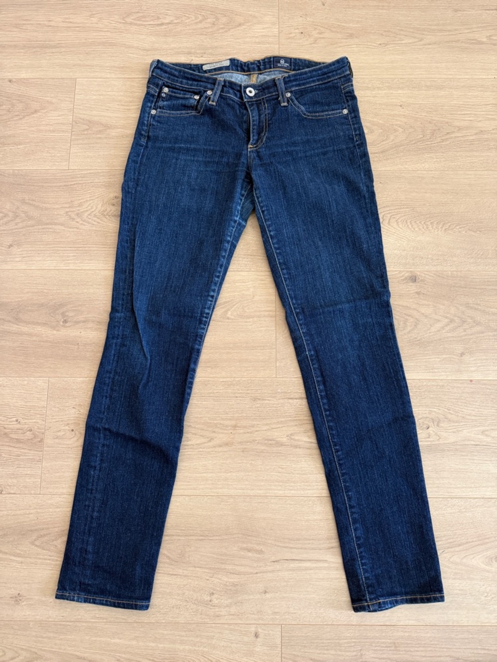 Ag Adriano Goldschmied Skinny Jeans in Deep Indigo